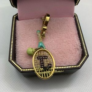 JUICY COUTURE Goldtone-metal Tennis Racquet Charm